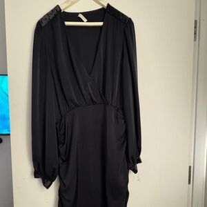 Black cocktail dress